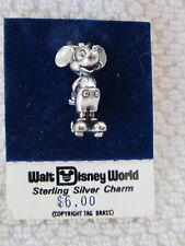 Vintage 925 Sterling Silver Walt Disney World Mickey Mouse Charm NOS Q5 picture