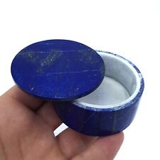 150 Grams Best Quality Royal Blue Color Lapis Lazuli Round Box picture