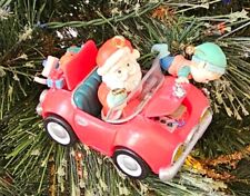 Enesco Christmas Eve-mergency Brighten Ups Ornament Santa Elf Car #588849  1992 picture