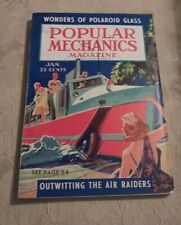 Popular Mechanics January 1940 Air Raiders Mechanics Modern Warfare See Details picture