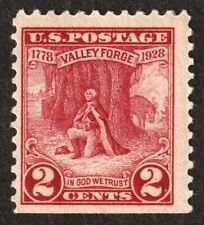 George Washington Valley Forge us/usa old 1928 postage stamp mint picture