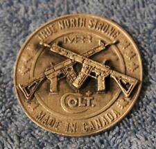 Authentic Colt Canada MRR Modular Rail Rifle Factory Firearm Challenge Coin Flip picture