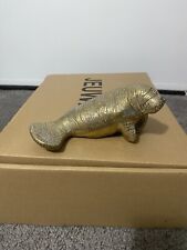 Vintage Large Brass Manatee  picture