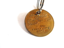 Vintage Olin Winchester Western Brass Group 1972 Olin Family Day Keychain picture