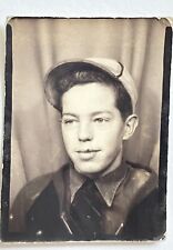 VINTAGE PHOTO BOOTH -  YOUNG MAN 1940s picture