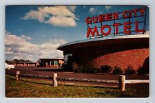 Manchester NH-New Hampshire, Queen City Motel, Vintage Postcard picture