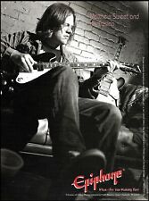 Matthew Sweet 1996 Epiphone Casino electric guitar advertisement 8 x 11 ad print picture