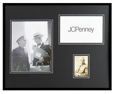 J.C. JC Penney Signed Framed 16x20 Photo Display JSA picture