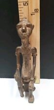 African Dogon Bronze Figure, seating 5