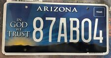 Arizona License Plate In God We Trust  picture