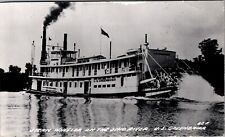 US Greenbrier Stern Wheeler Ohio River Vintage RPPC picture
