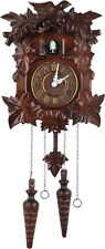 Kendal Handcrafted Linde Wood Cuckoo Clock w/ Night Silencer and Bird Decoration picture