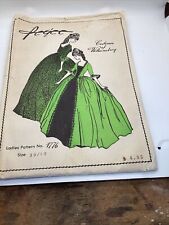 Vintage Peggy A. Millerite Cut Pattern No. 1776 Size 10/12, Costumes Of Williams picture