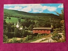 West Arlington VT-Vermont, Old Covered Wood Bridge Postcard picture