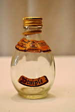 Vintage Dimple Old Blended Scotch Whisky Bottle Miniature Sample Advertising 