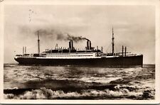 Norddeutscher Lloyd Bremen 1929 Printed Photo Postcard Ship Cancel Posted A1319 picture