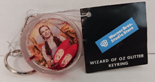 Vintage 1999 Wizard of Oz Glitter Keyring - Warner Brothers Studio - NOS picture