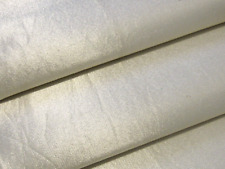 Silver Solid High Shine Soft Obi Fabric 100% Silk Japan 51