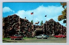 Gaylord MI-Michigan, Call of the Wild Grotto, Museum, Vintage Postcard picture
