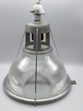 Architectural Salvage Vintage Holophane Industrial Pendant Light Circa 1950 1of3 picture