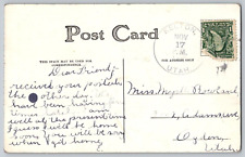 Antique Postcard~ Chicago Park Scene~ 1912 Nov. 17th Kelton, Utah Cancel picture
