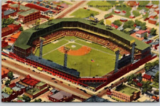 ST. LOUIS, MO. POSTCARD Sportsman's Park Aerial View 1950's, Cardinals &  Browns picture