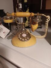 Vintage Radio Shack French Style Rotary Phone Made in Korea. Cream picture