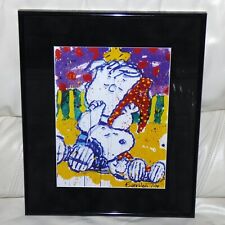 PEANUTS BY TOM EVERHART SNOOPY LINUS WAKE UP CALL FRAMED PRINT SCHULZ picture
