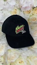 MTN Mountain DEW Pitch Black Baseball Hat LIMITED EDITION Flavor Black NEW picture