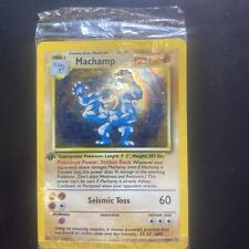 Sealed Machamp 8/102 1st Edition Base Set WOTC Pokemon NM-Mint Rare 1999 picture