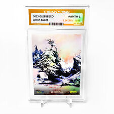 WINTER IN THE ROCKIES Thomas Moran Card 2023 GleeBeeCo Holo Paint #WNTH-L /49 picture
