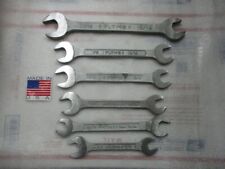 Vintage Plumb USA Open End Wrench Set 6 Pc. Alloy Steel New Old Stock USA picture