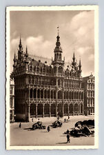 RPPC Grand Market Place Plaza Maison du Roi THERY BF Brussels Belgium Postcard picture
