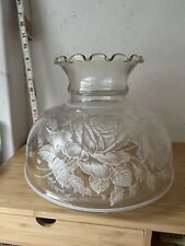 Vintage 1978 Quoizel Hurricane Gone with the Wind lace etched table lamp Shade picture