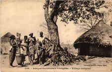 PC ED. FORTIER INDIGENOUS VILLAGE ETHNIC TYPES SENEGAL (a35622) picture