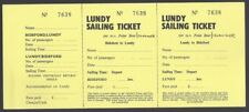 AOP GB LUNDY Sailing Ticket Bideford to Lundy & return picture