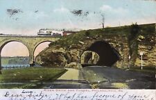 Postcard Vintage River Drive And Tunnel. Philadelphia Pa 1906 picture