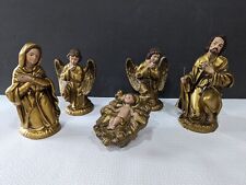 Vintage Nativity Figurines Marked Japan  Original Box. picture