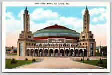 St. Louis MO-Missouri, The Arena Indoor Events Building, Vintage Postcard picture