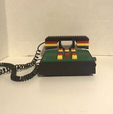 Vintage Tyco Super Blocks Telephone with Drawer 1980's LEGO Fast  picture