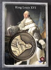 King Louis XVI, 2022 Historic Autographs Washington Chronicles Medallion Card picture