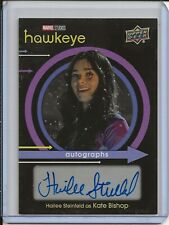 2023 UD Marvel Hawkeye Autograph Auto Hailee Steinfeld as Kate Bishop A-HS picture