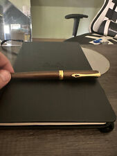 diplomat excellence a2 brown, fine nib, gold trim picture