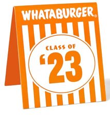 Whataburger “Class Of ‘23” Table Tent 2023 *NEW* picture