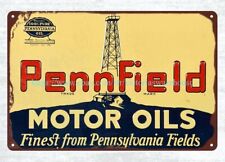 metal wall signs PENNFIELD MOTOR OIL metal tin sign picture