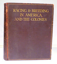 Horses: Racing & Breeding in America and the Colonies #458 1931, EQUESTRIAN BOOK picture
