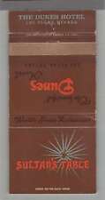 Matchbook Cover - Las Vegas, NV Sultan's Table Restaurant At The Dunes Hotel picture