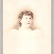 c1880s Florence, Colo White Young Lady Cabinet Card Photo Erickson Cute CO B15 picture