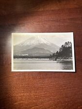 Vintage B&W Photo Mt. Fiji From Lake Shoji picture