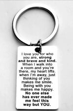 To My Love I Love You For Who You Are Keychain picture